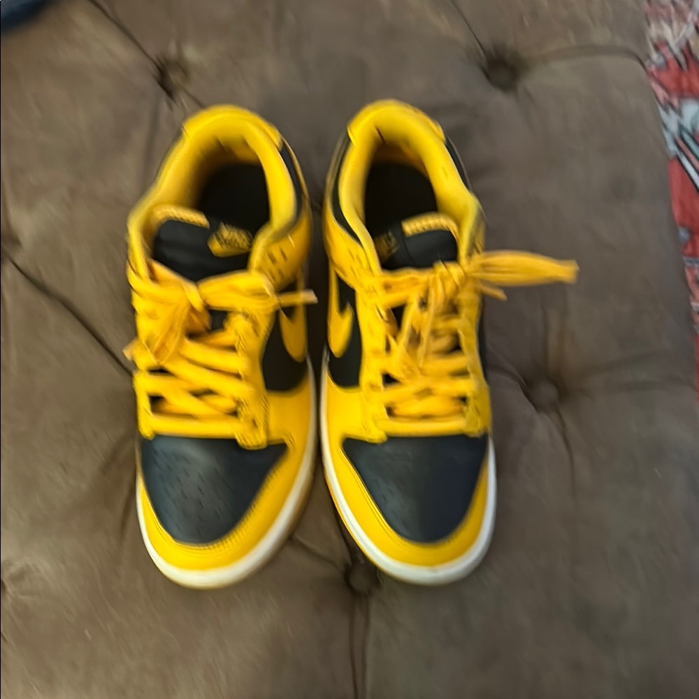 Nike Yellow and Black Athletic Sneakers